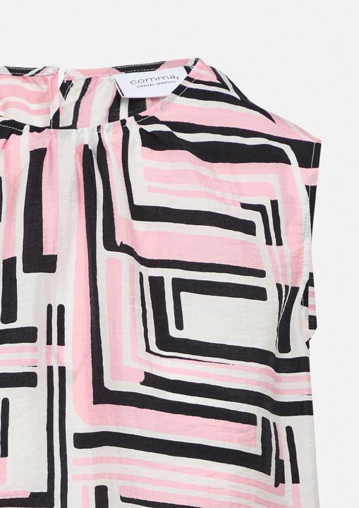 Immagine prodotto Comma Bluse Ärmellose Bluse mit Tunnelzug am Saum (36)