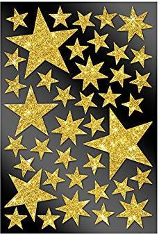 Image du produit Braun + Company Autocollant à paillettes étoiles