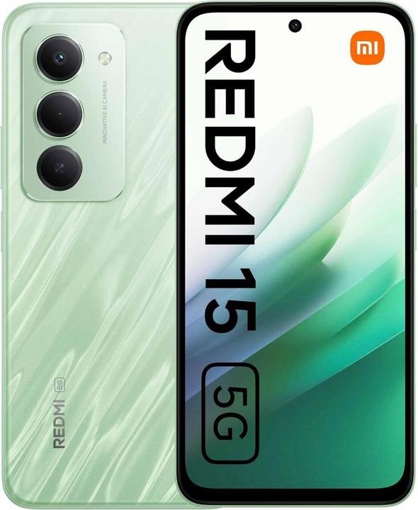 Actual product image Xiaomi Redmi 15 (256 GB, Ripple Green, 6.90", Hybrid Dual SIM, 5G)