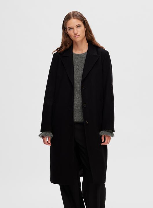 Produktbild Selected Femme Einreihiger Wollmantel (36)