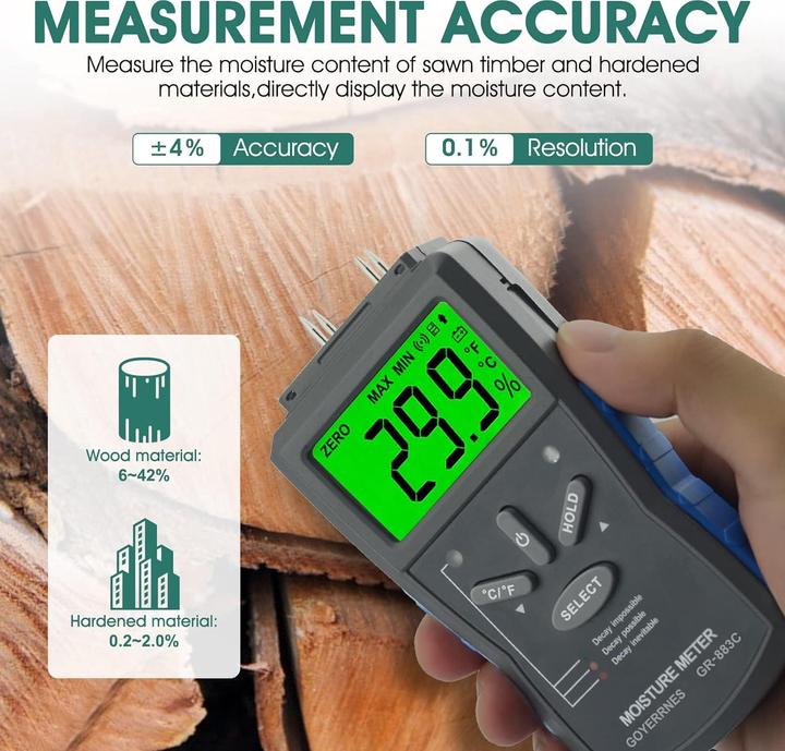 Immagine prodotto Goyerrnes Feuchtemessgerät GR-883C