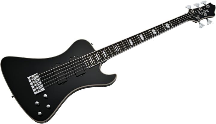 Produktbild Hagstrom E-Bass, Nekromant 5, Black Gloss (E-Gitarre, Mahagoni)