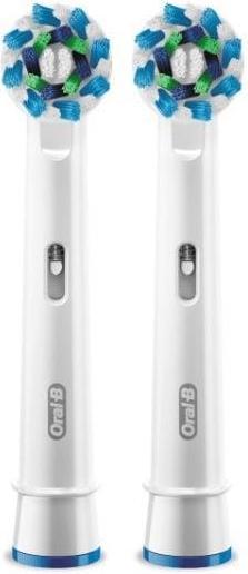 Actual product image Oral-B replacement EB50-2 Cross Action Heads, For Adults, The number of brushes included in the head is 2 (2 x)