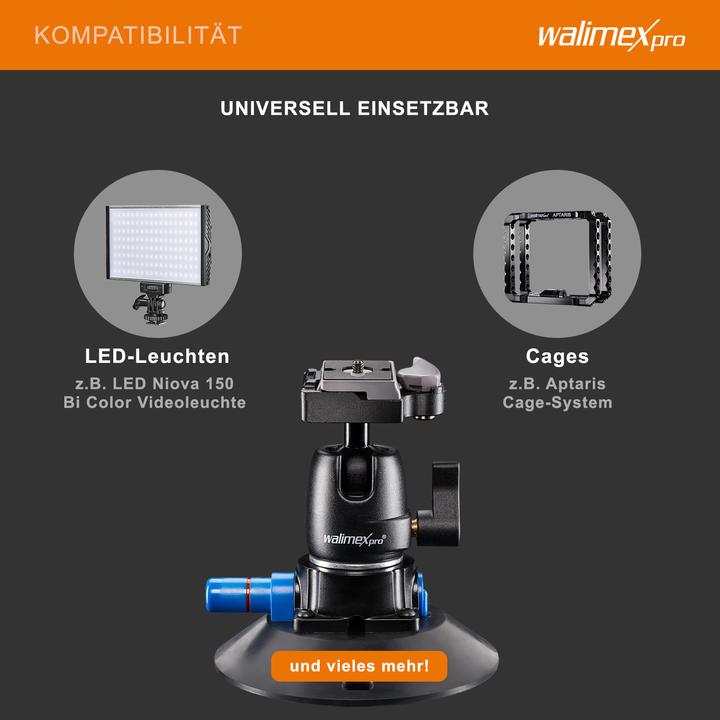 Produktbild Walimex pro pro Saugnapf- inkl. Kugelkopf (Kugelkopf)