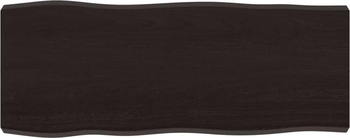 Actual product image VidaXL Tischplatte 100x40x6 cm Massivholz Eiche Behandelt (100 x 40 x 6 cm)