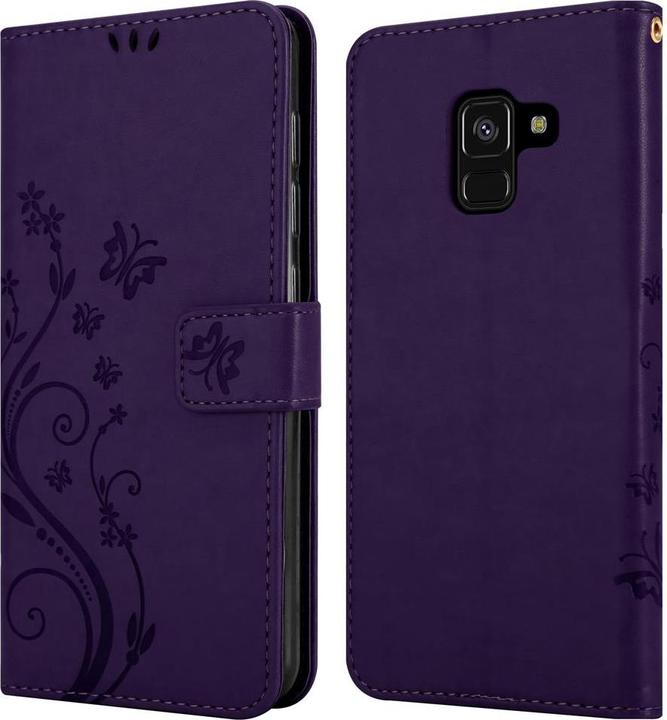 Image du produit Cadorabo Pochette Flower Book (Samsung Galaxy A8 (2018))