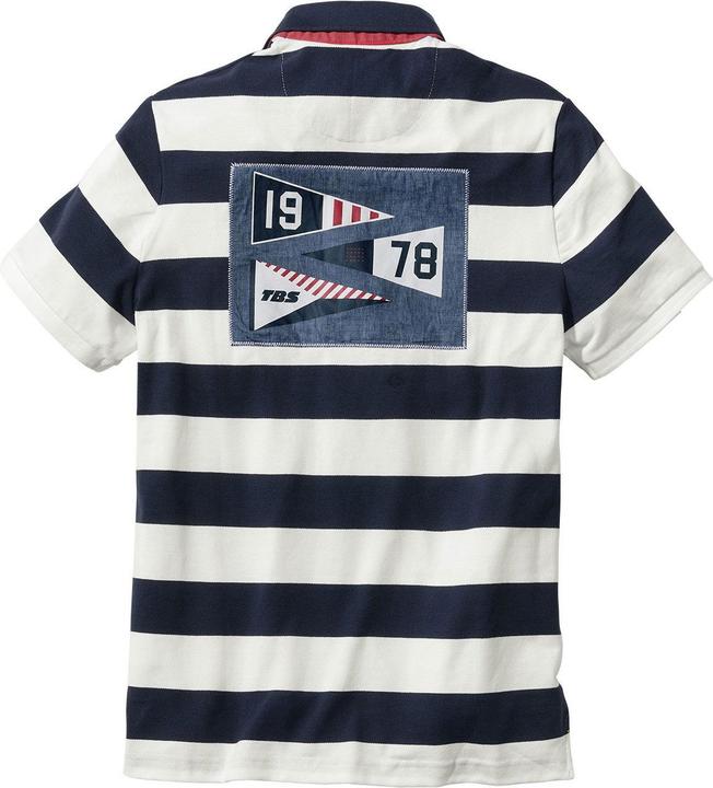 Produktbild TBS Streifenpoloshirt (L)