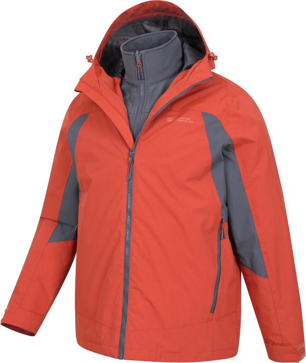 Immagine prodotto Mountain Warehouse Mist Giacca Impermeabile 3 In 1 Uomo (XXS)