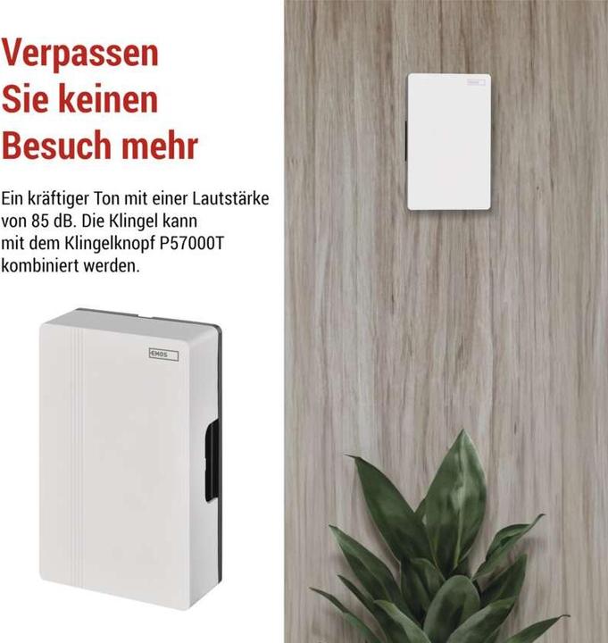 Produktbild Emos WIRED DOORCHIME AC/DC P57102 (Kabelgebunden)