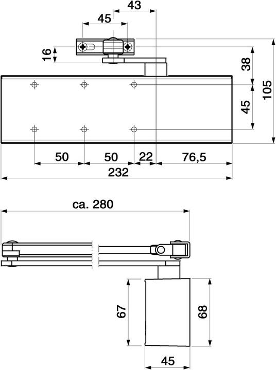 Produktbild Dormakaba TS 72 (Eingangstür, Balkontür, Indoor)