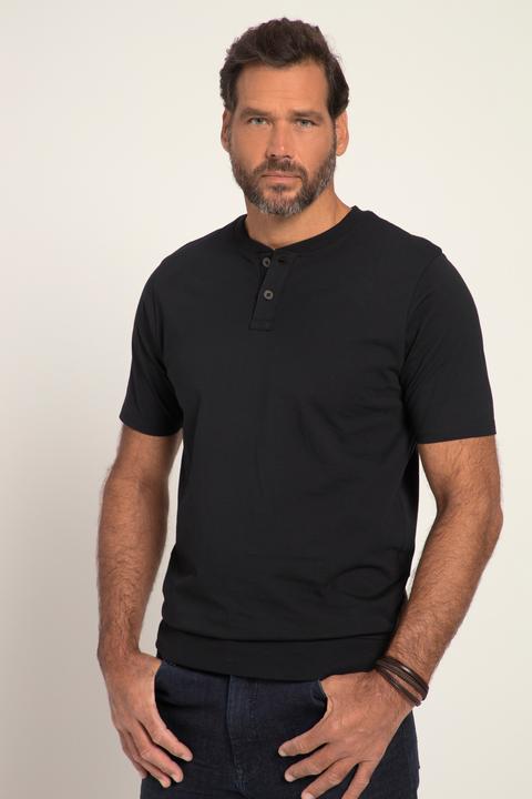 Produktbild JP1880 Henley, Bauchfit, Halbarm, Rundhals (5XL)