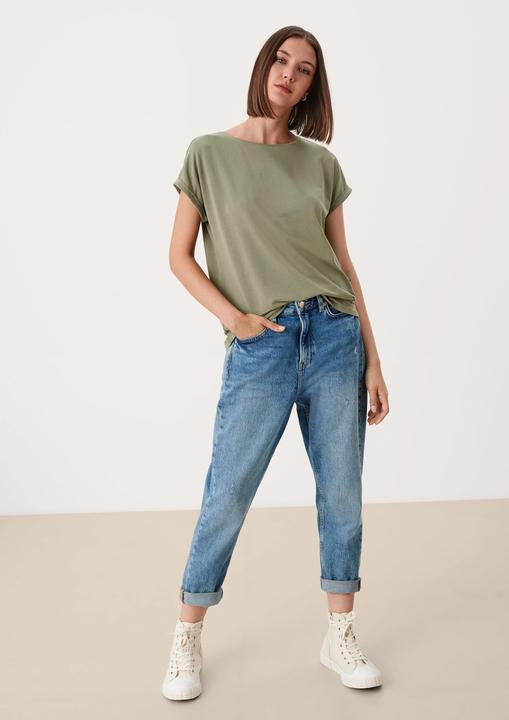 Produktbild S.Oliver T-Shirt Loose-Fit-Shirt im Lyocellmix (XS)