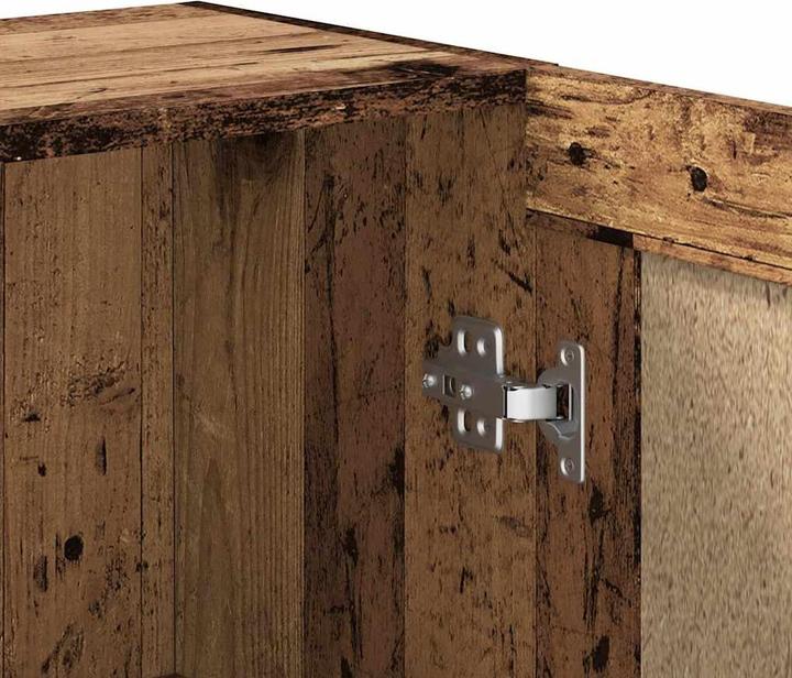 Image du produit vidaXL Bücherschrank Altholz-Optik 82,5x30,5x80 cm Holzwerkstoff (82,5 x 30,5 x 80 cm)