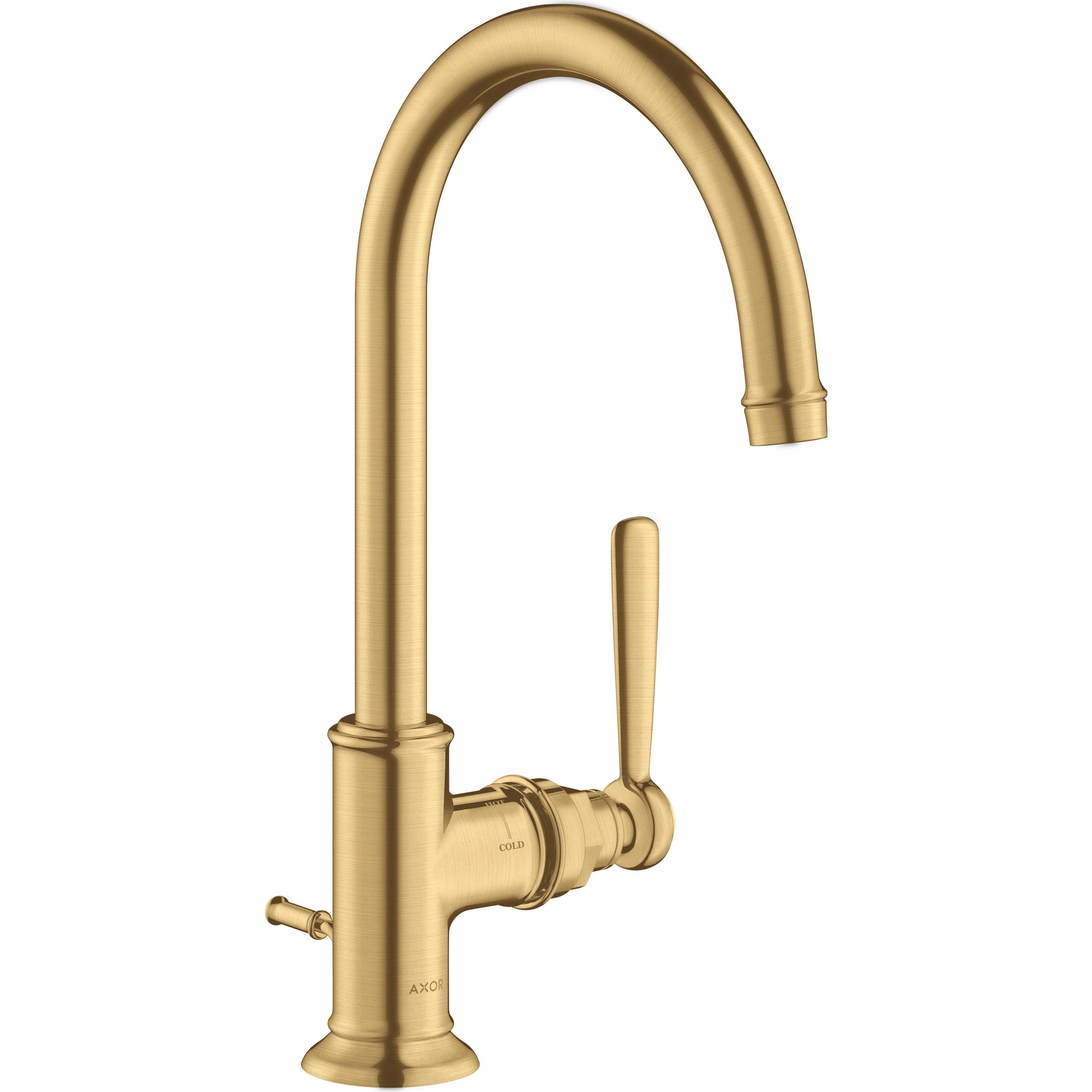 hansgrohe, Badarmatur, AXOR Montreux Einhebel-Waschtischmischer 210, Zugstangen-Ablaufgarnitur