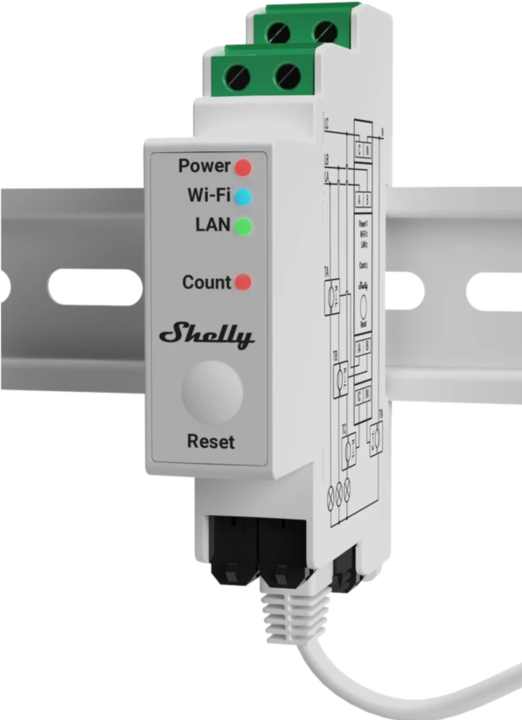 Actual product image Shelly Pro 3EM 120A