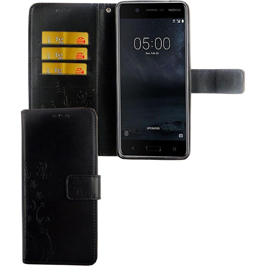 Thumbnail - König Design Hülle Handy Schutz für Nokia 5.1 Case Cover Tasche Wallet Etui Handyhülle Bumper (Nokia 5.1), Smartphone Hü...