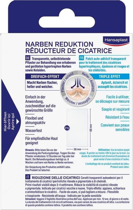 Produktbild Hansaplast Narben Reduktion (21 x)