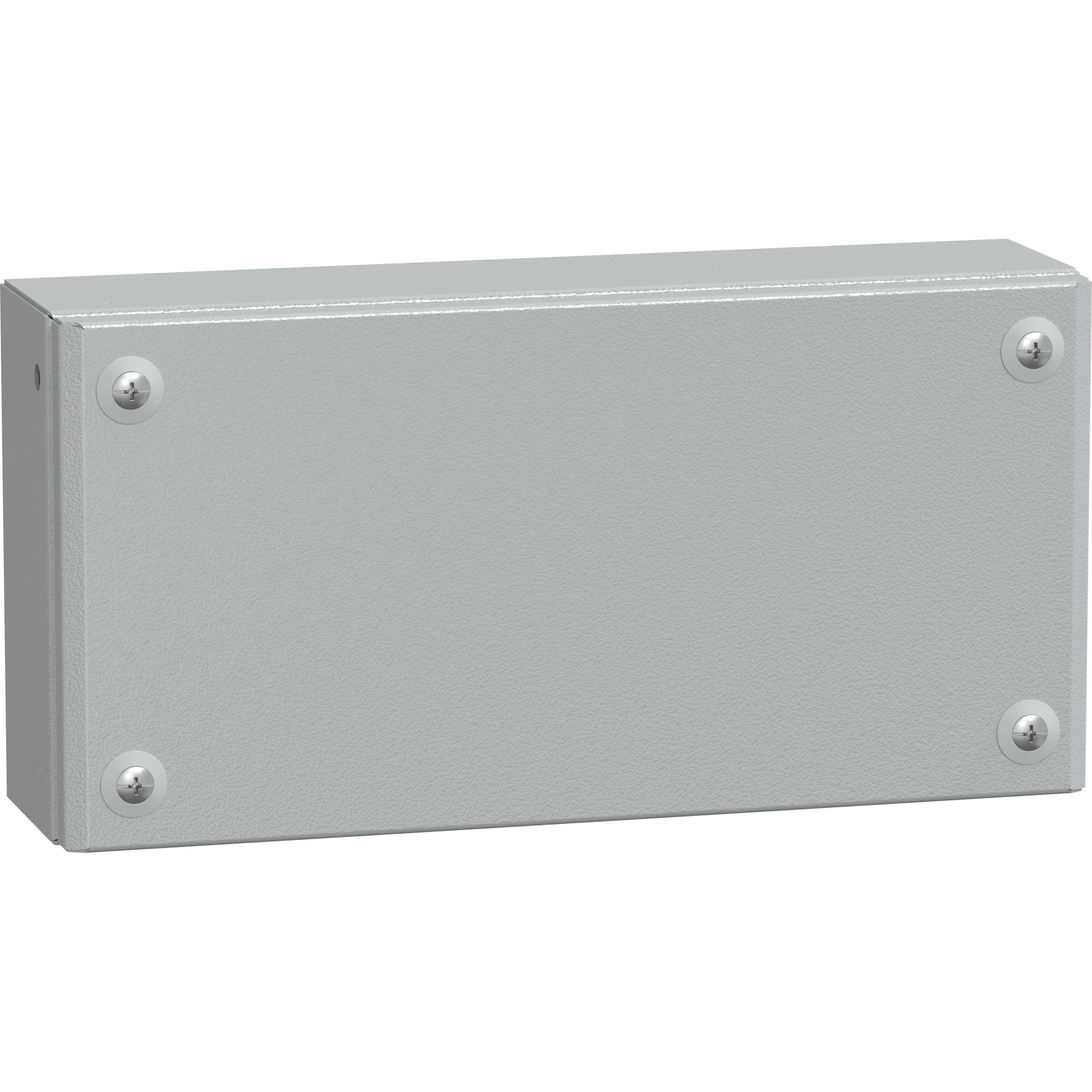Schneider Electric, Werkstattschrank, IP66 Mild Steel enclosure 150x300x80mm (30 cm, 15 cm)