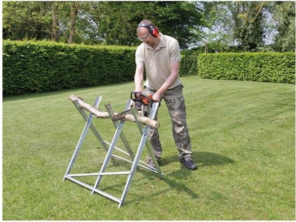Actual product image Garden Lights Saw Trestle