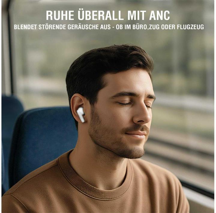 Actual product image 4smarts Wireless Headset SkyBuds Pro ANC, weiss (ANC, 20 h, Wireless)