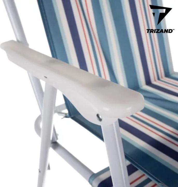 Produktbild Trizand „Bergamo“ CAMPINGSTUHL Klappbarer Outdoor-Stuhl BLAU