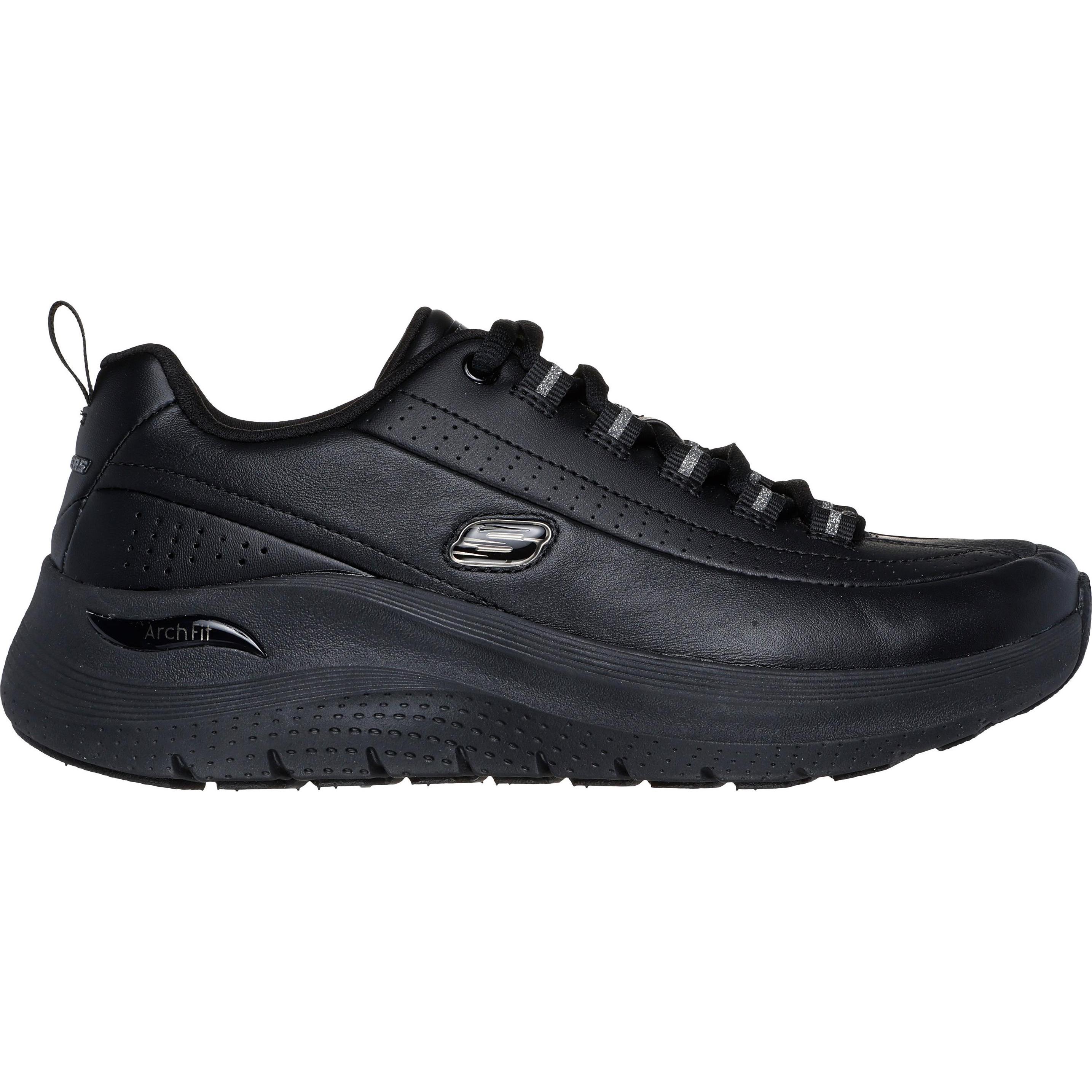 Skechers, Donne, Sneaker, Arch Fit 2.0-Star Bound Dames Sneakers - Zwart - Maat 36, Nero, (36)