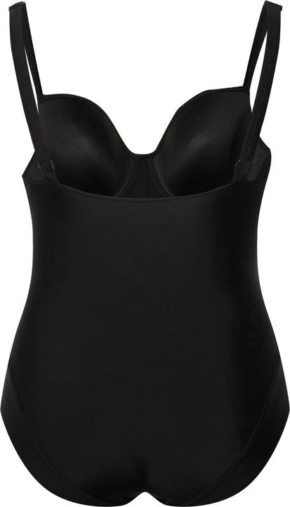 Image du produit Ulla Popken Maillot de bain à bonnets souples. Effet drapé. Matière recyclée. (42)