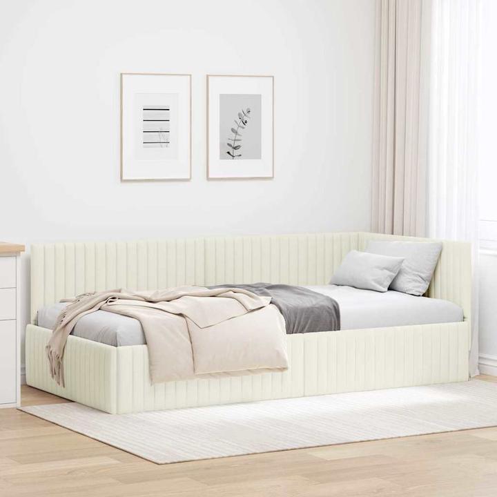 Actual product image vidaXL Samtbettgestell (100 x 200 cm)