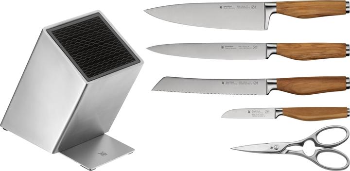 Produktbild WMF Grand Wood Messer-Set mit FlexTec Messerblock, 6-teilig