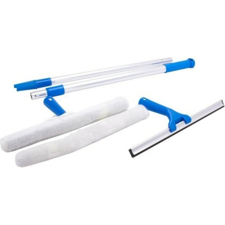 MSV Lotto 5 Pezzi Lave Vitre Professionnel, Utensili pulizia, Argento