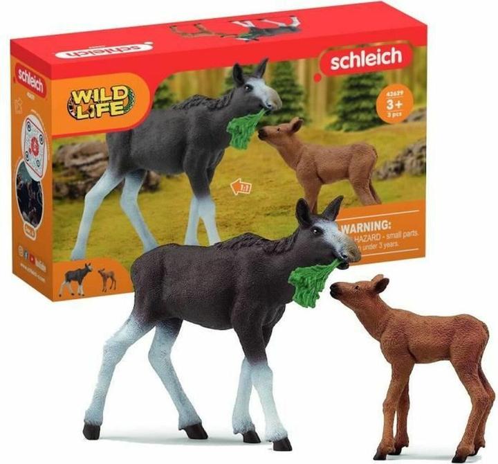 Produktbild Schleich Elchkuh mit Kalb