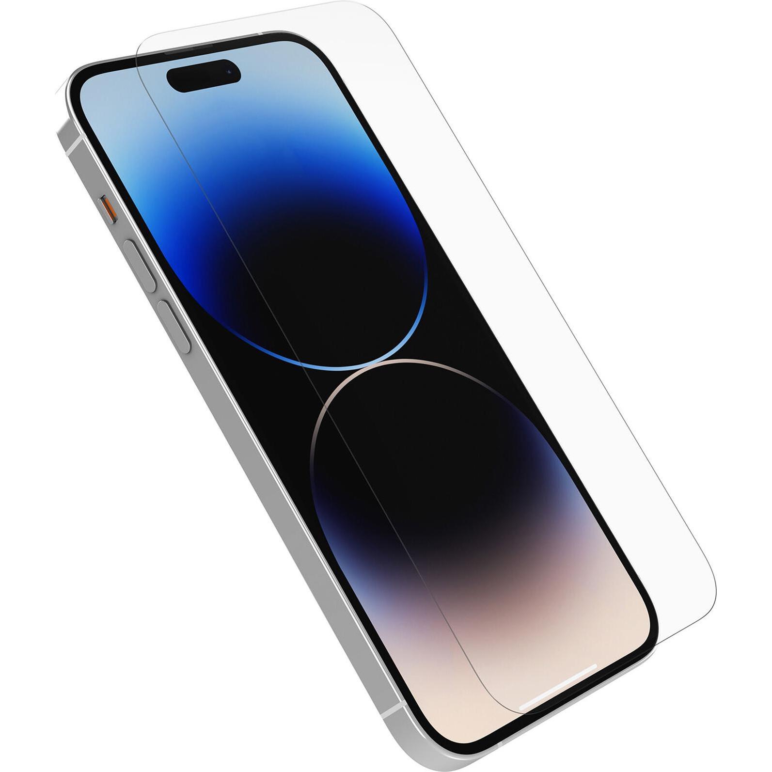 OtterBox Premium Glass Antimicrobial (1 Stück, Apple iPhone 14 Pro Max), Smartphone Schutzfolie, Transparent