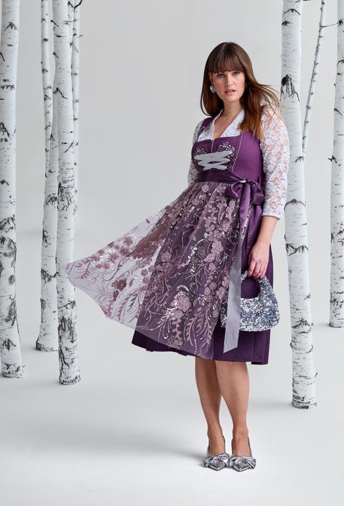 Actual product image Ulla Popken Sequined Embroidered Dirndl (44)