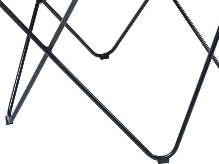 Immagine prodotto Beliani Poltrona Butterfly Tessuto Velluto Nero NYBRO