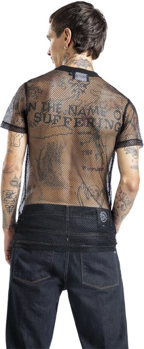 Produktbild Gothicana by EMP Fishnet Mesh T-Shirt (L)