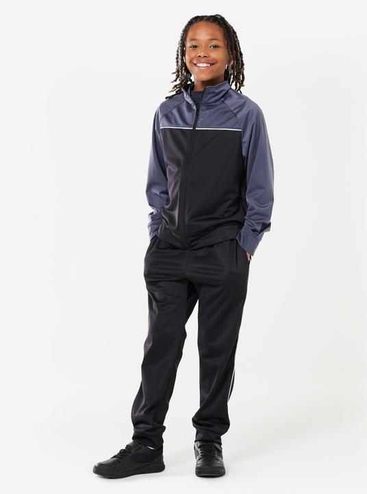 Produktbild Decathlon Trainingsanzug Kinder - 120 schwarz/weiss (122)