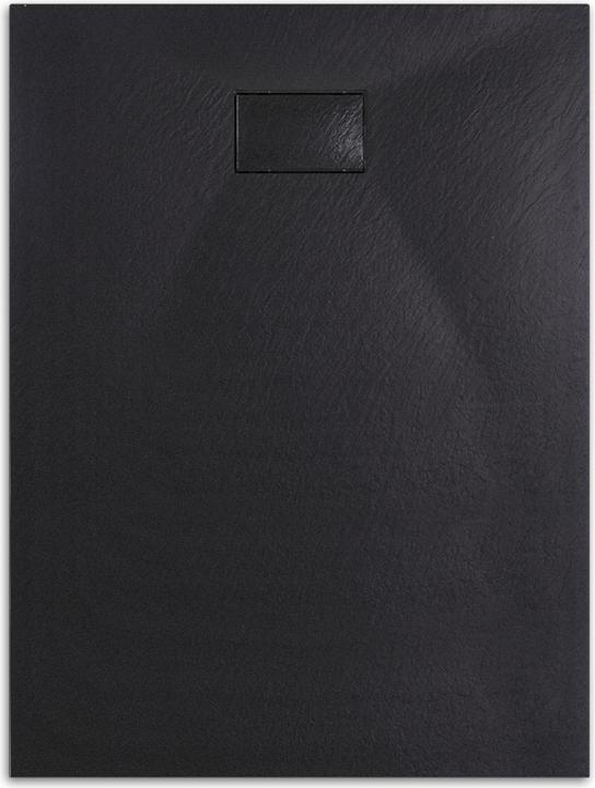 Actual product image Emke SMC Shower Tray, 90x120cm, Rectangular, Easy-Care and Slip-Resistant, Easy Installation, Black
