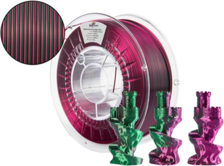 Immagine prodotto Filament · PLA Magic SILK · RASPBERRY BLUSH · 1.75mm · 1kg (PLA, 1.75 mm, 1000 g, Multicolore)