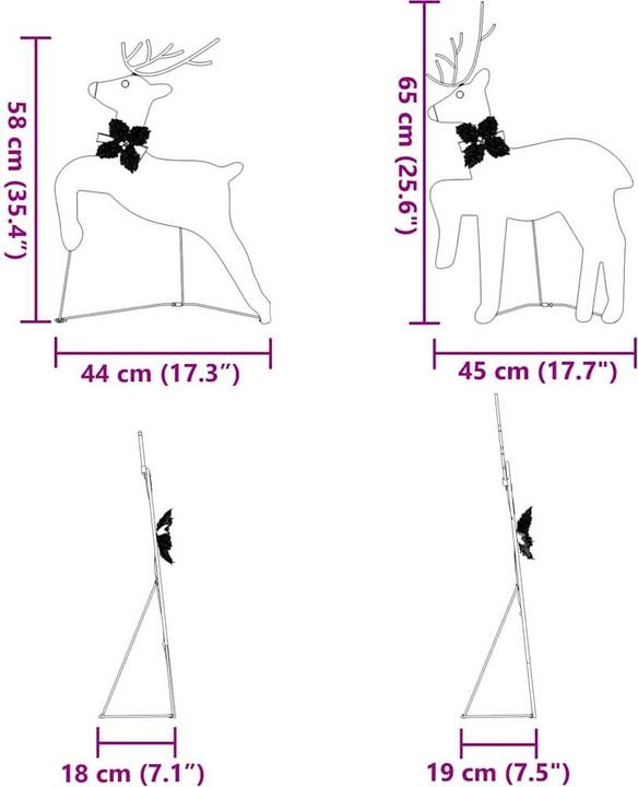 Actual product image vidaXL Weihnachtsdekoration