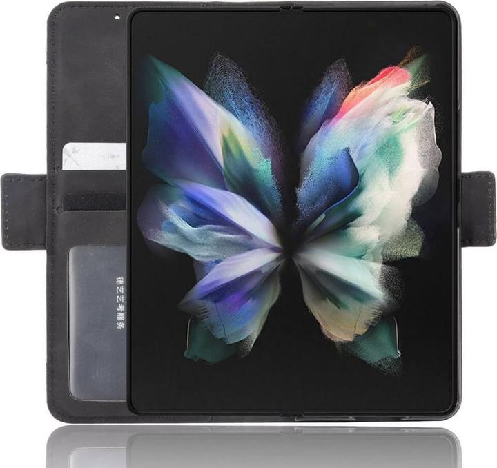 Produktbild Cover-Discount Galaxy Z Fold4 5G - Etui mit vielen Kartenfächer schwarz (Samsung Galaxy Z Fold4)