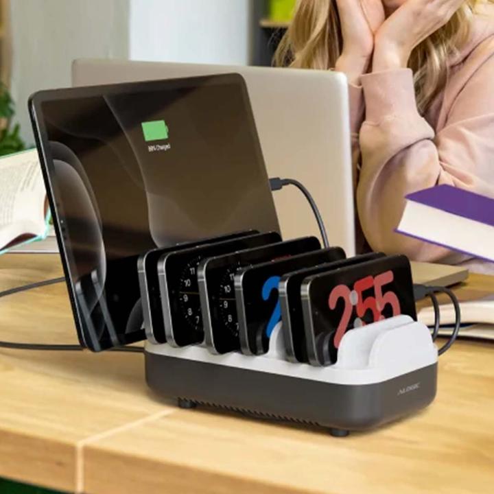 Actual product image Alogic Powerfin 10 Port USB-C Desktop (100 W, 10 ports)