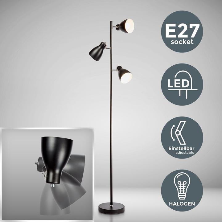 Produktbild B.K.Licht Stehleuchte (E27)