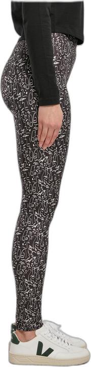 Actual product image Urban Classics Ladies Soft AOP Leggings (S)