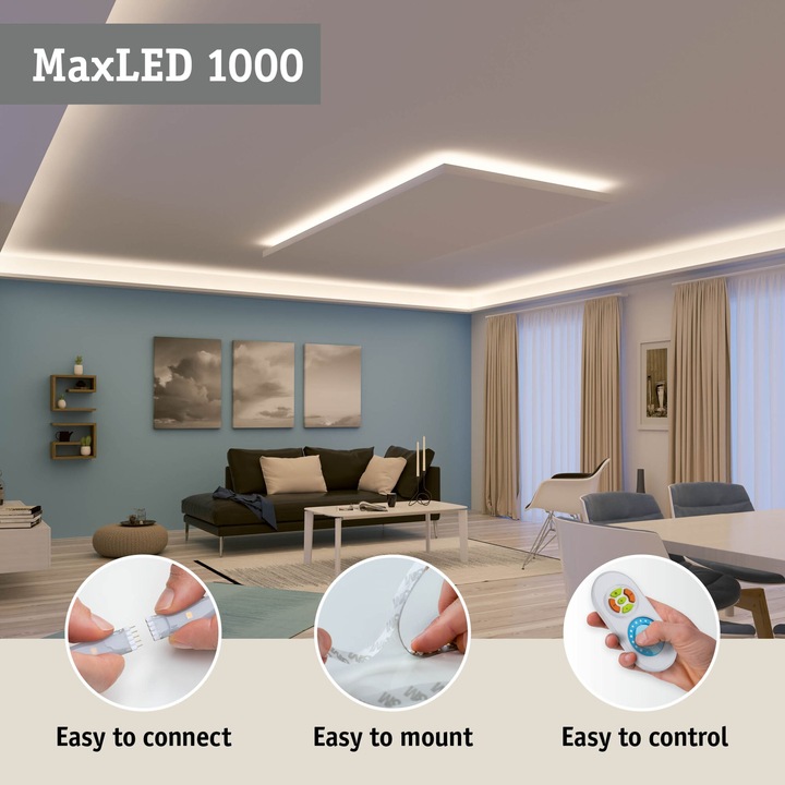 Immagine prodotto Paulmann MaxLED 1000 Full-Line COB Stripe (RGBW, 250 cm, Interno)
