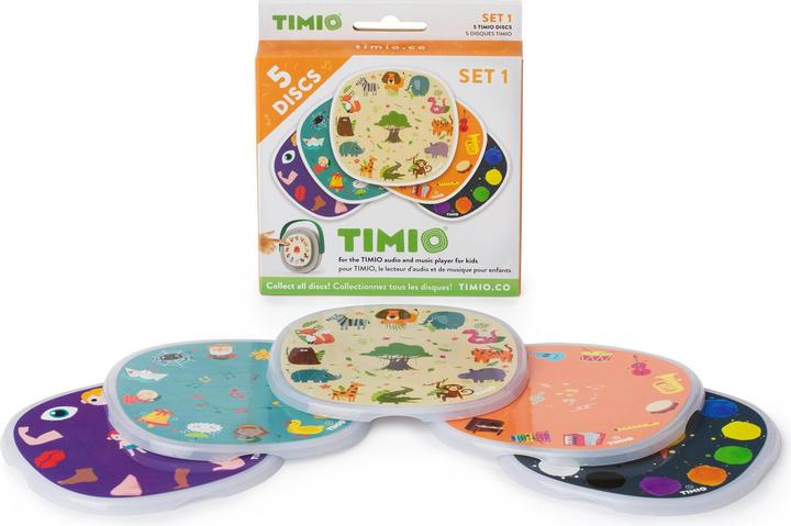 Produktbild Timio Audio Disc Set 1 (Spanisch, Multilingual, Französisch, Isländisch, Englisch, Chinesisch, Italienisch, Deutsch, Portugiesisch)