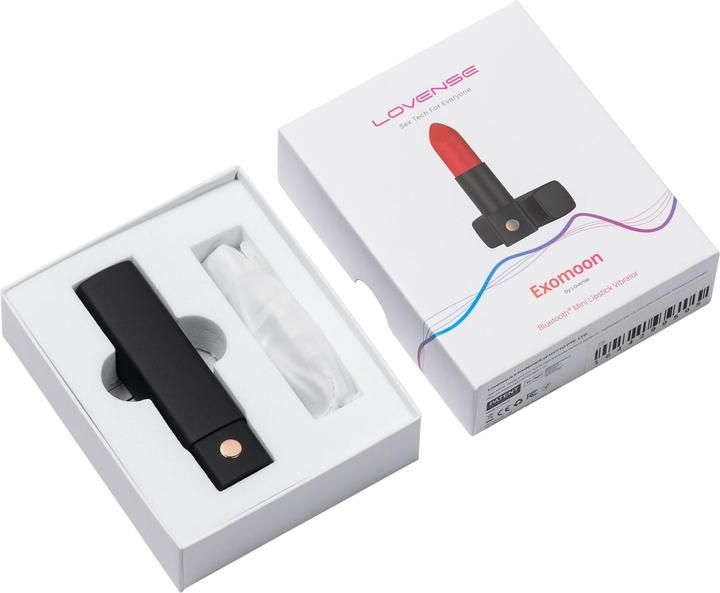 Actual product image Lovense Exomoon Lippenstift-Vibrator