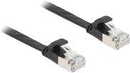 Produktbild Delock RJ45 Flachband Patchkabel Stecker zu Stecker Cat.6A 0 (U/FTP, CAT6a, 0.50 m)