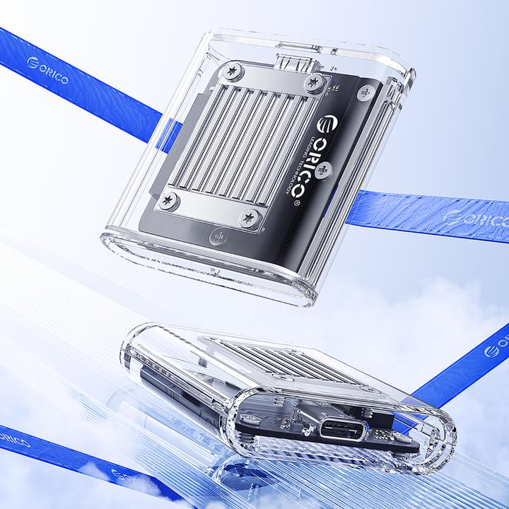 Produktbild Orico Other Computer Accessory TC20-M2-10G M.2 NVME USB-C 3.2 Disk Caddy - Transparent (M.2 2230)
