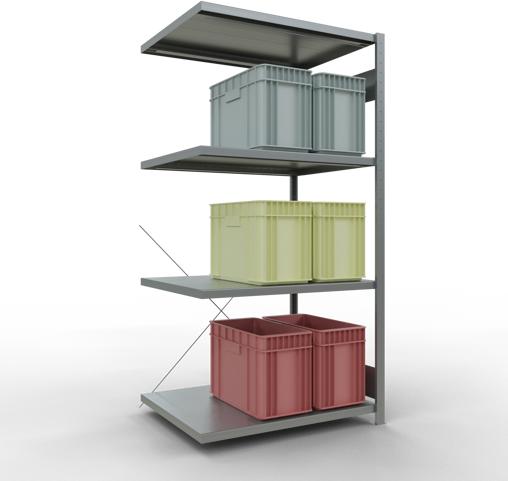 Actual product image Schulte Lagertechnik MULTIplus330 boltless bay system with cross brace