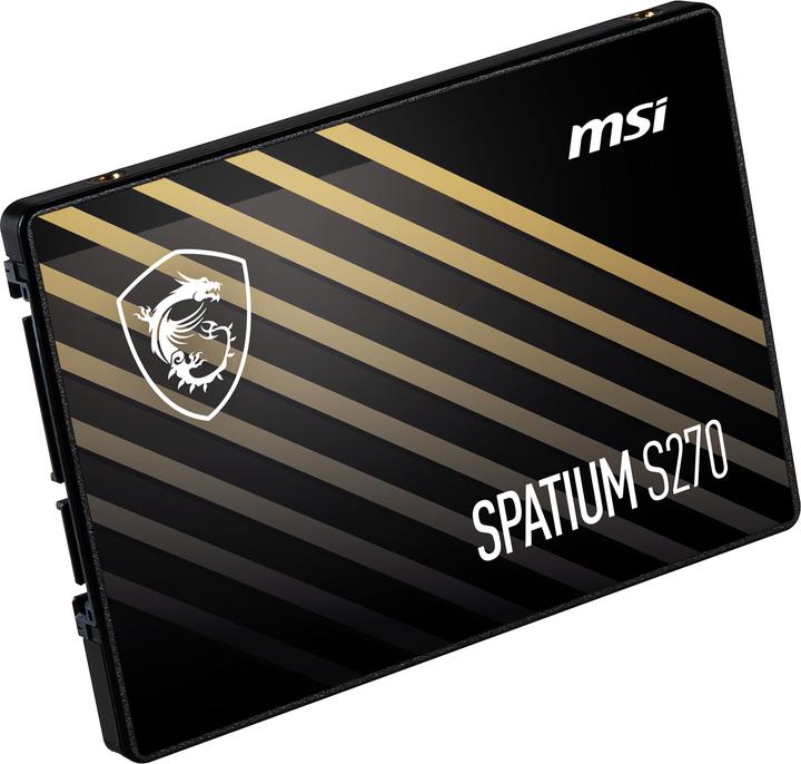 Produktbild MSI Dysk SSD Spatium S270 480GB 2.5" SATA III (S78-440E350-P83) (480 GB, 2.5")